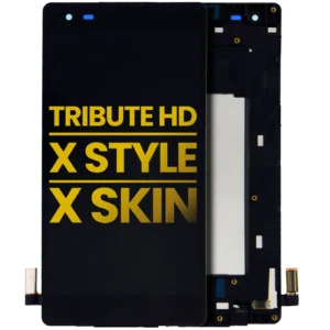 LCD Assembly With Frame For LG Tribute HD (LS676) / LG X Style (K200 / L53BL / L56VL) / LG X Skin (F740) (Refurbished) (Black)