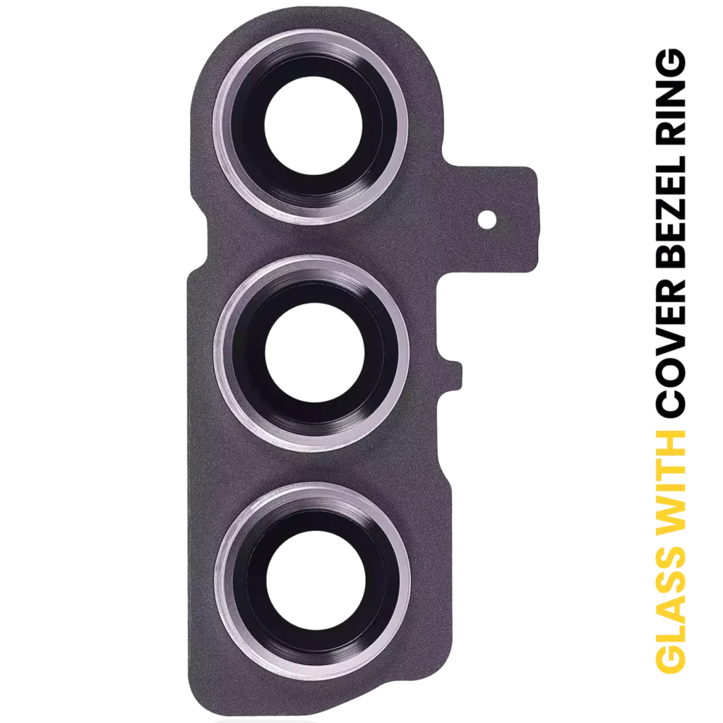 Back Camera Lens With Cover Bezel Ring For Samsung Galaxy S23 5G / S23 Plus 5G (Lavender)