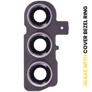 Back Camera Lens With Cover Bezel Ring For Samsung Galaxy S23 5G / S23 Plus 5G (Lavender)