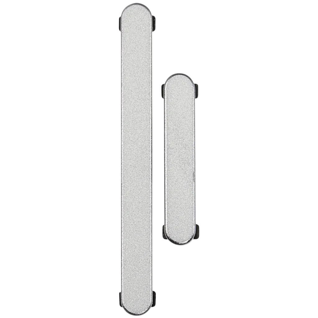 Hard Buttons (Power / Volume) For Samsung Galaxy S25 Edge (S937) (Premium) (Titanium Silver)