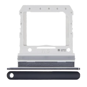 Single Sim Card Tray For Samsung Galaxy Z Flip 4G (F700) / Z Flip 5G (F707) (Mirror Black)