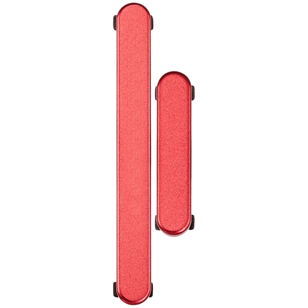 Hard Buttons (Power / Volume) For Samsung Galaxy S25 / S25 Plus (Premium) (Coral Red)