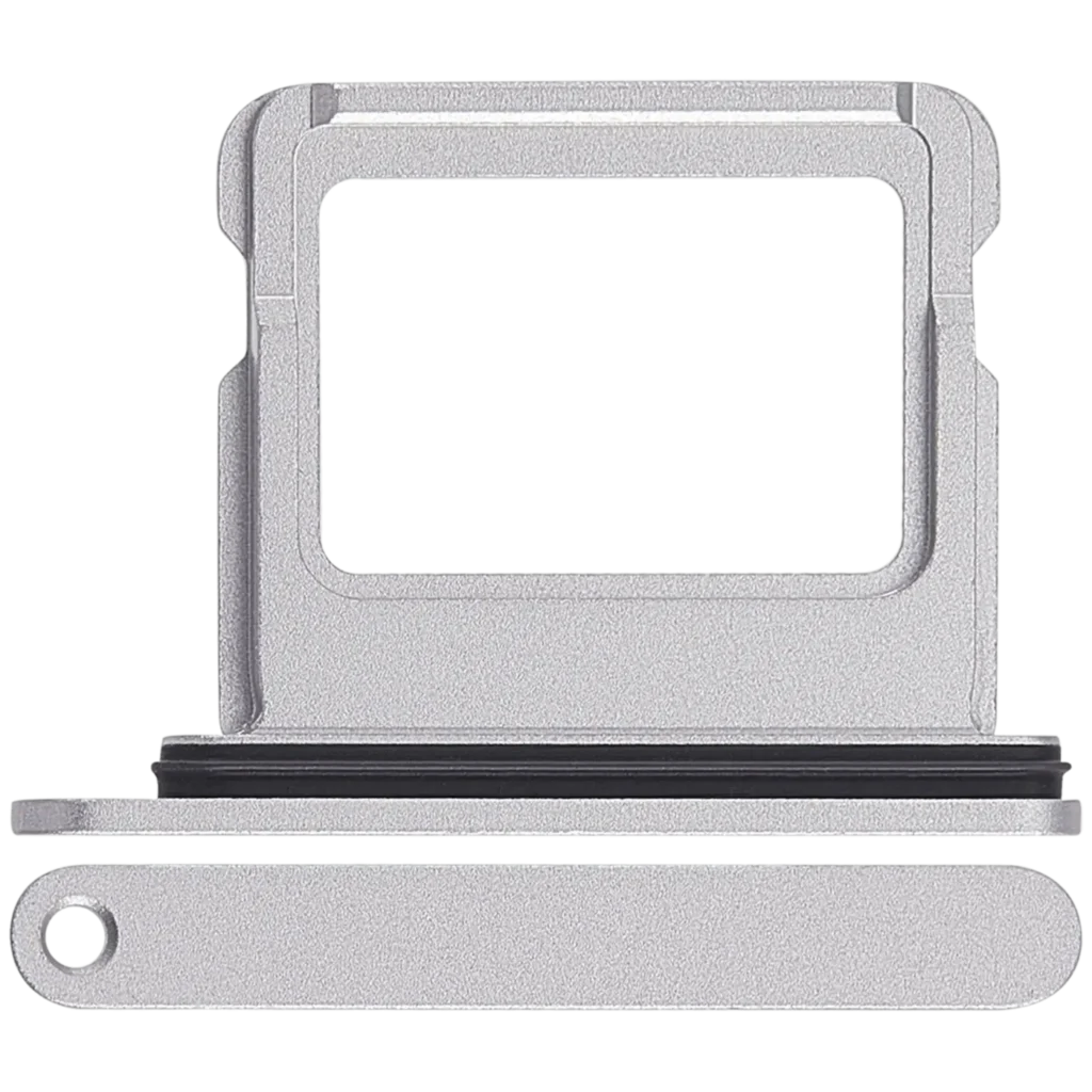 Single Sim Card Tray Compatible For iPhone 17 (White)