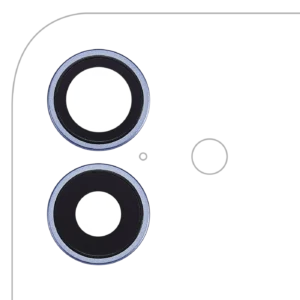 Back Camera Lens With Bracket & Bezel For iPhone 17 (Premium) (Mist Blue)