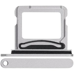 Dual Sim Card Tray Compatible For iPhone 17 (White)