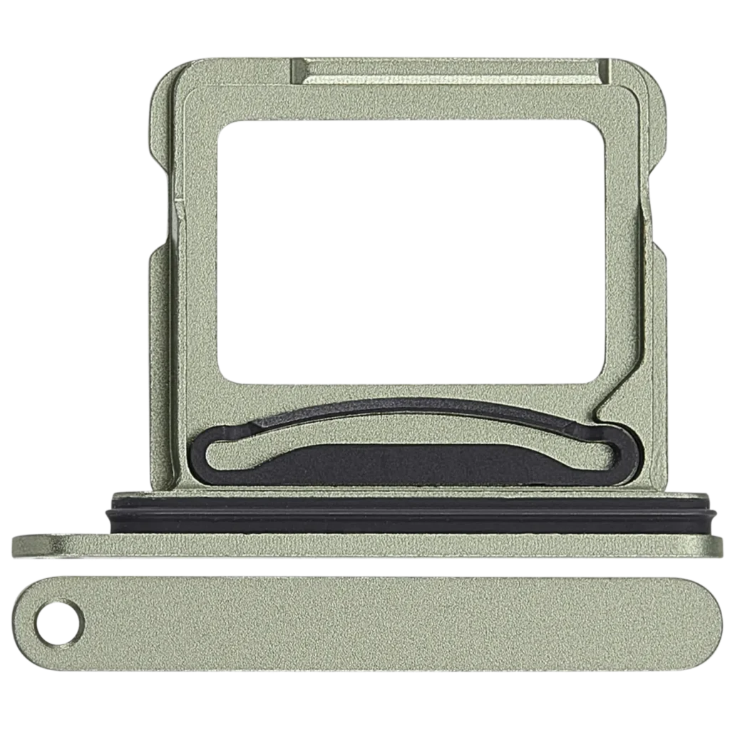 Dual Sim Card Tray Compatible For iPhone 17 (Sage)