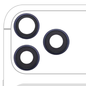 Back Camera Lens With Bracket & Bezel For iPhone 17 Pro/ 17 Pro Max (Premium) (Deep Blue)