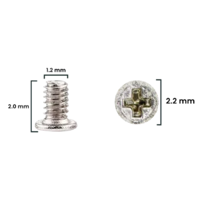 Screw Set (M1.2 x 2.0 x 2.2D) Cross Head for iPhone 6S (Service Pack) (200 Pack)