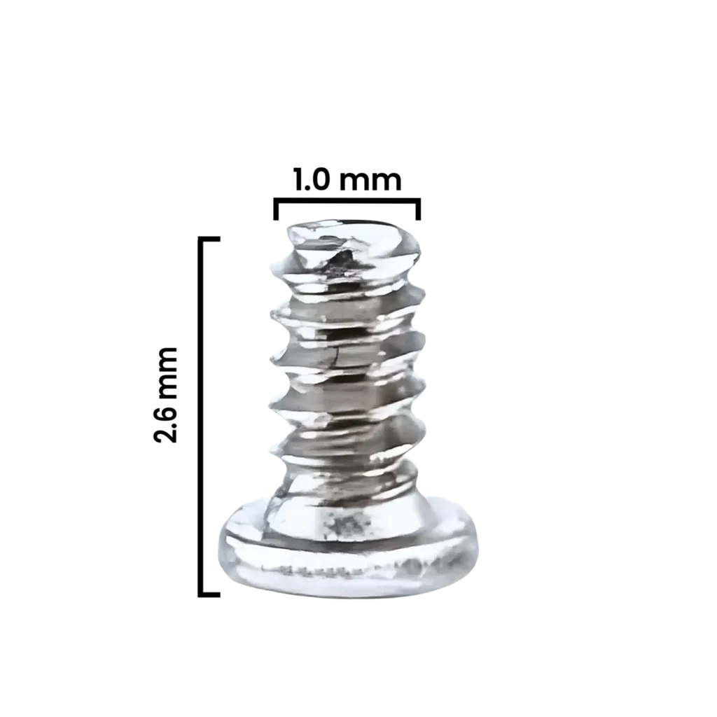 Internal Screw Set (M1.0×2.6mm) For iPhone 12 Pro Max (Service Pack) (Silver) (30 Pack)