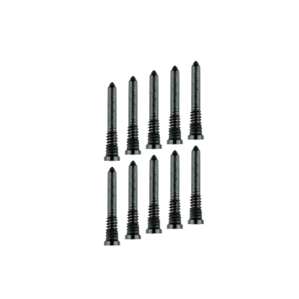 Security Screw For iPhone 12 / 12 mini / 13 / 13 mini (Service Pack) (Black) (100 Pack)