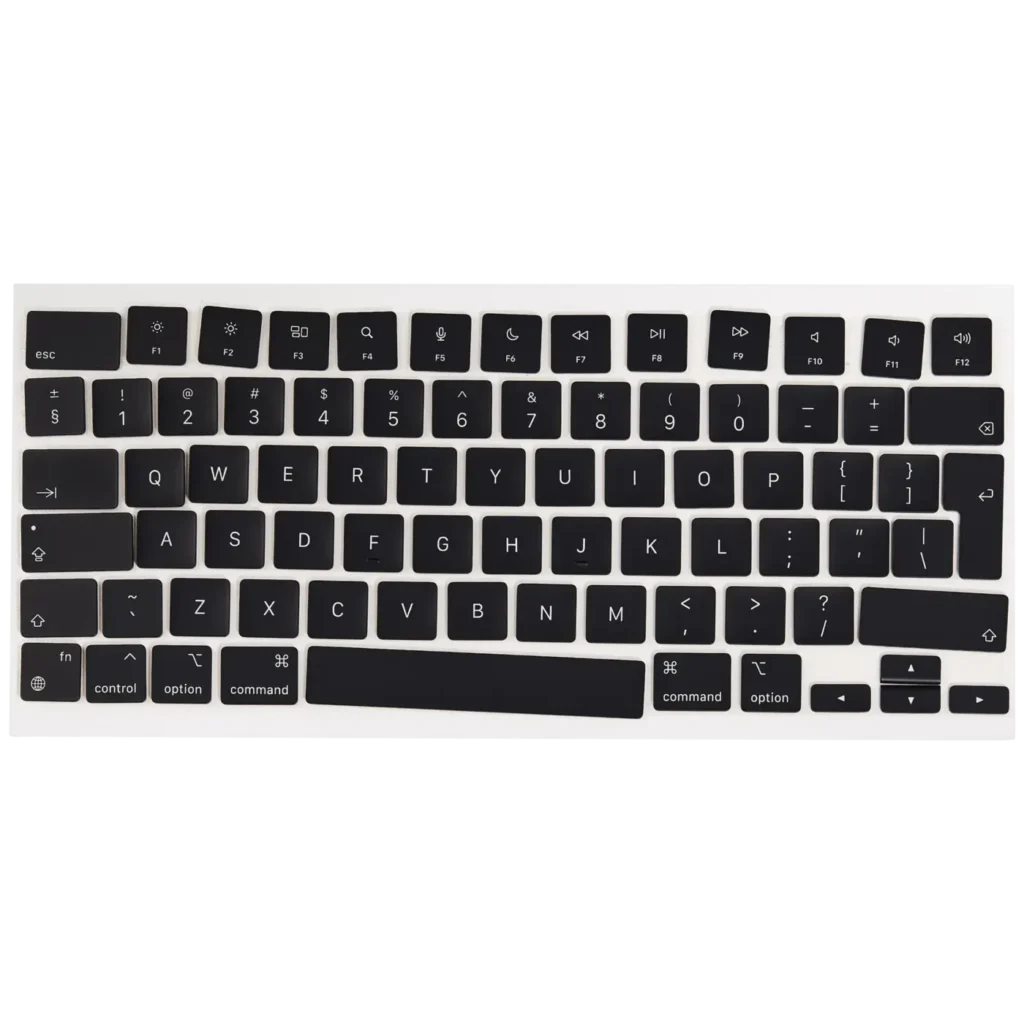 KeyBoard Keycap Kit For MacBook Air 13" (Mid 2022 to Mid 2024 ) / Pro 14" / Pro 16" (Late 2021 to Late 2024) (Space Gray / Silver/ Starlight / Space Black) (UK English)