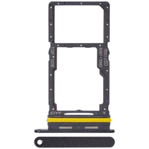 Dual Sim Card Tray For Samsung Galaxy A17 5G (A176 / 2025) (Premium) (Black)