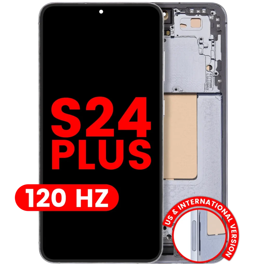 OLED Assembly With Frame For Samsung Galaxy S24 Plus 5G (US & International Version) (Aftermarket Plus) (120Hz) (Sapphire Blue)