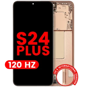 OLED Assembly With Frame For Samsung Galaxy S24 Plus 5G (US & International Version) (Aftermarket Plus) (120Hz) (Sandstone Orange)