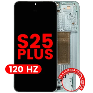 OLED Assembly With Frame For Samsung Galaxy S25 Plus 5G (US & International Version) (Aftermarket Plus) (120Hz) (Mint)