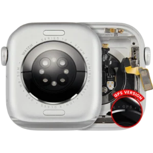 Housing Assembly Compatible For Watch Series 10 (42MM) (Used OEM Pull: Grade A) (GPS Version) (Aluminum / Silver)