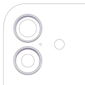 Back Camera Bezel Ring Only For iPhone 17 (Lavender) (2 Piece Set)