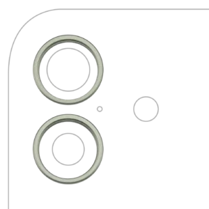 Back Camera Bezel Ring Only For iPhone 17 (Sage) (2 Piece Set)