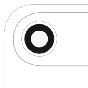 Back Camera Lens With Adhesive Compatible For iPhone Air (Premium) (10 Pack) (Sky Blue)