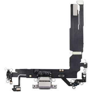 Charging Port Flex Cable For iPhone 17 (Aftermarket Plus) (Lavender)