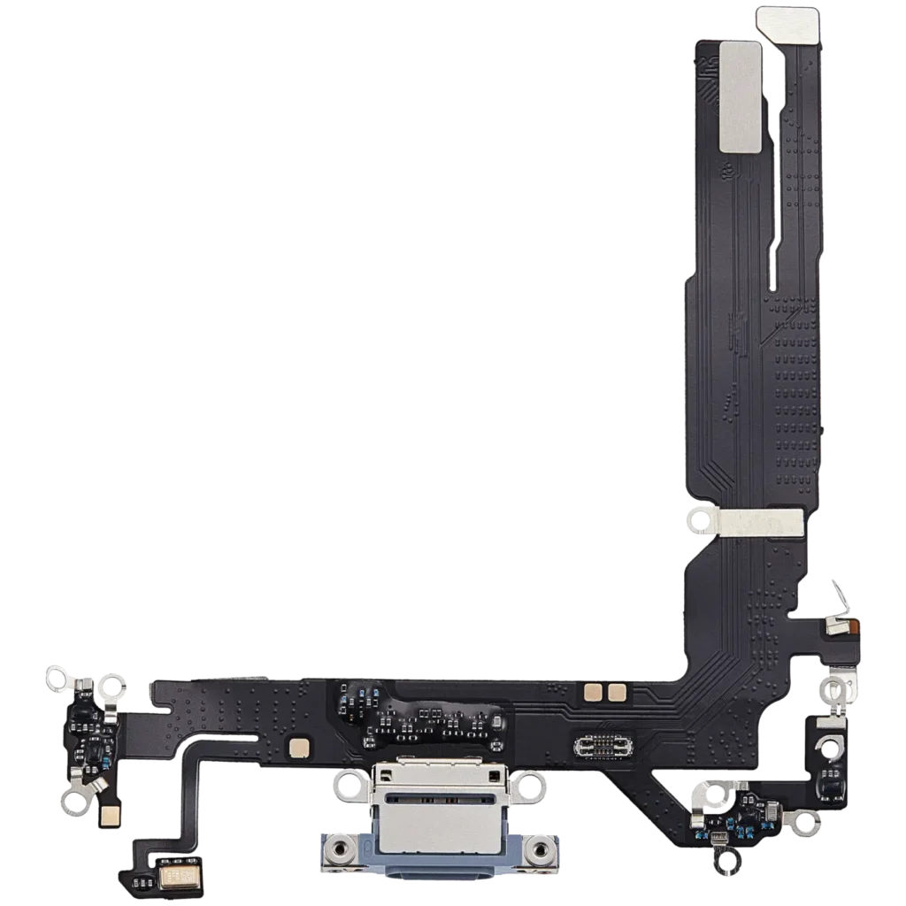 Charging Port Flex Cable For iPhone 17 (Aftermarket Plus) (Mist Blue)