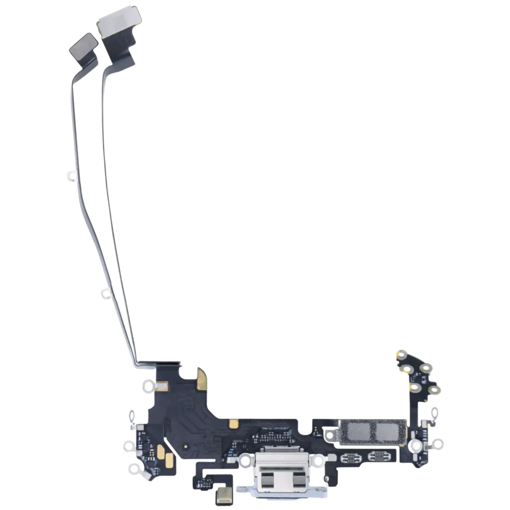 USB-C Charging Port Flex Cable (eSIM) For iPhone 17 Pro (Genuine OEM) (Canadian Version) (Silver)