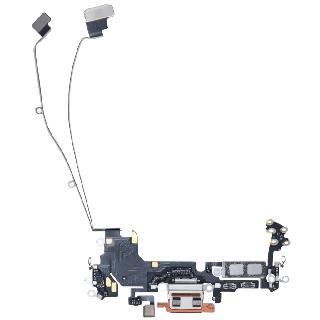 USB-C Charging Port Flex Cable (eSIM) For iPhone 17 Pro (Genuine OEM) (Canadian Version) (Cosmic Orange)