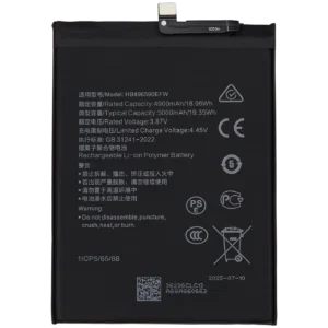 Replacement Battery For Honor X8 5G / X7 / X6S / Play 6T / Play 6C / Play 30 Plus / 70 Lite 5G / X6 (HB496590EFW-F)