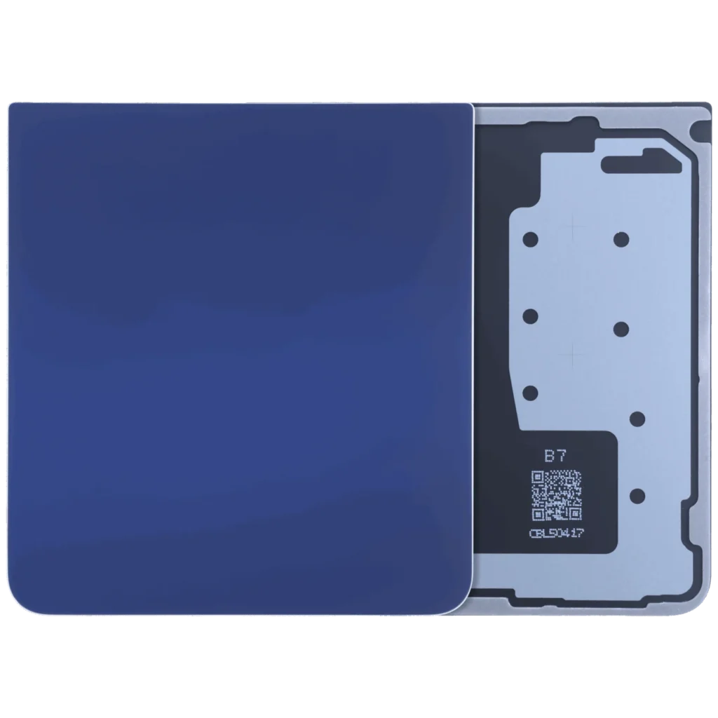 Bottom Back Cover Glass For Samsung Galaxy Z Flip 7 5G (Service Pack) (Blue)