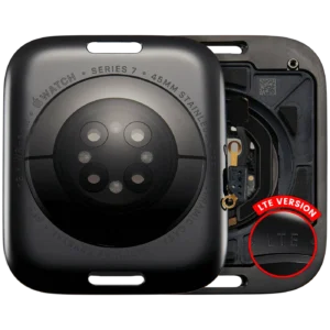 Back Cover Assembly For Watch Series 7 (45mm) (LET Version) (Stainless / Space Black)