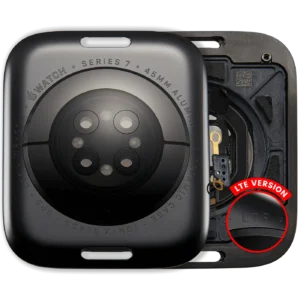 Back Cover Assembly For Watch Series 7 (45mm) (LET Version) (Aluminum / Space Black)