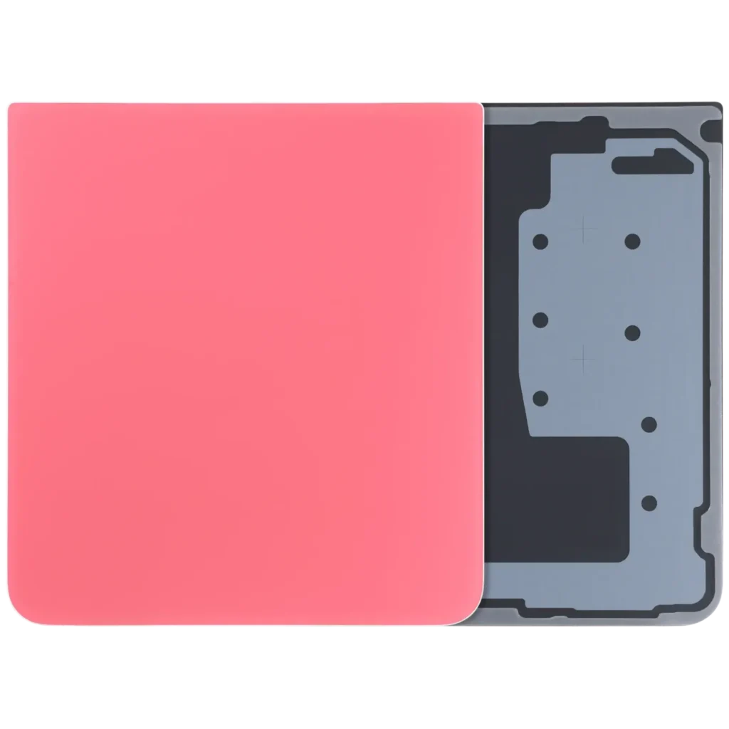 Bottom Back Cover Glass For Samsung Galaxy Z Flip 7 5G (Service Pack) (Red)