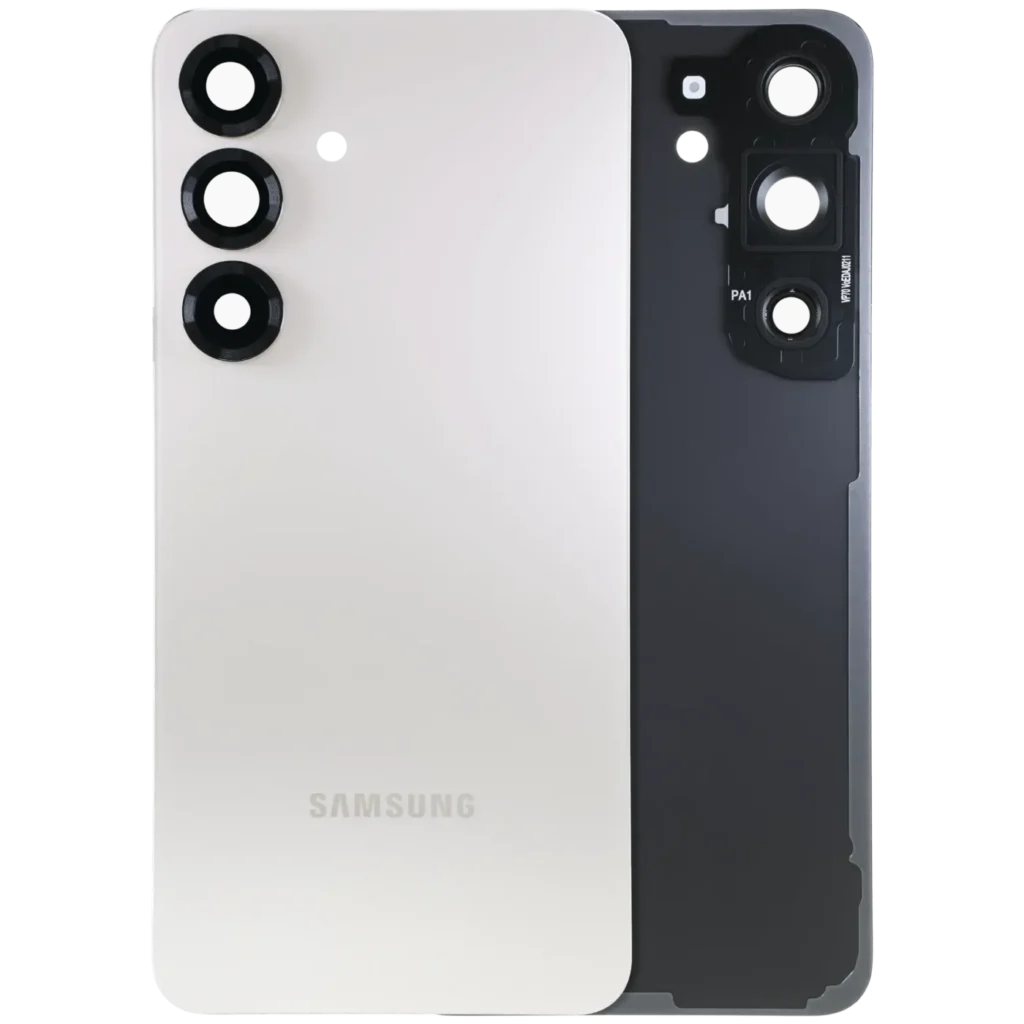 Back Cover Glass With Camera Lens For Samsung Galaxy S25 5G (Service Pack) (Pink Gold)