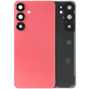 Back Cover Glass With Camera Lens For Samsung Galaxy S25 Plus 5G (Service Pack) (Coral Red)
