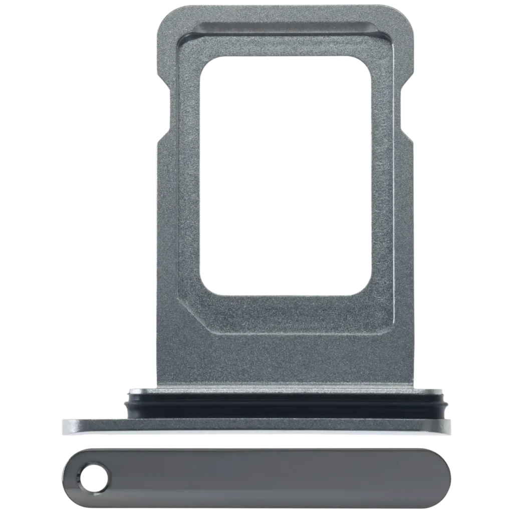 Single Sim Card Tray For iPhone 11 Pro / 11 Pro Max (Service Pack) (Silver)