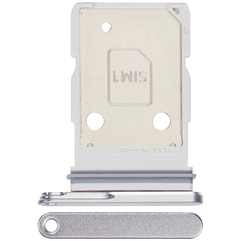 Dual Sim Card Tray For Samsung Galaxy S26 (S942) (Silver Shadow)