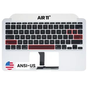 Top Case with Keyboard (ANSI US) For MacBook Air 11" A1465 (2012) (OEM New)