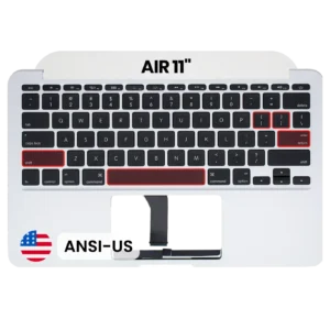 Top Case with Keyboard (ANSI US) For MacBook Air 11" A1465 (2013-2015) (OEM New)