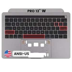 Top Case with Keyboard (ANSI US) For MacBook Pro 13" A1706 (2016-2017) (OEM New) (Space Gray)