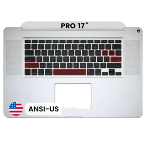 Top Case with Keyboard (ANSI US) For MacBook Pro 17" A1297 (2009)