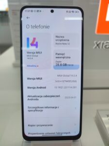 Xiaomi Redmi Note 12 5G - 128GB BRIGHT WHITE (New Open Box)
