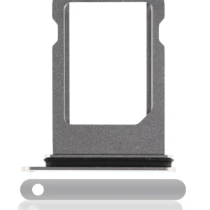 Sim Card Tray For iPhone X (Service Pack) (Silver)
