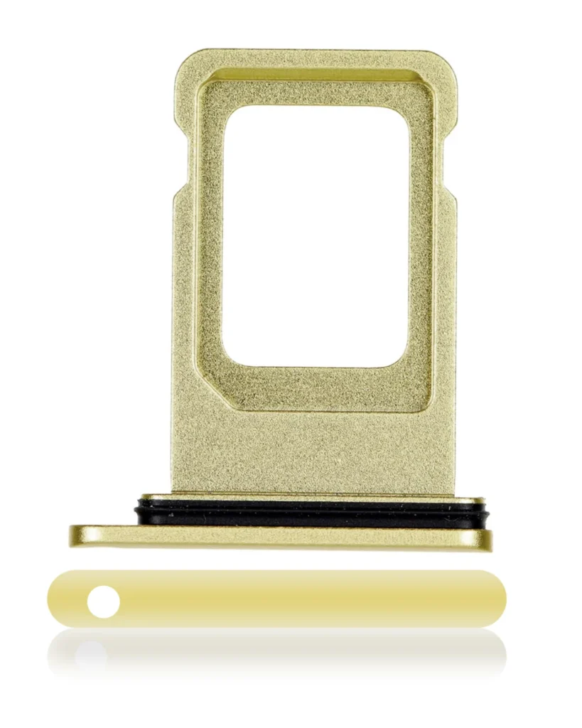 Sim Card Tray For iPhone XR (Service Pack) (Yellow)