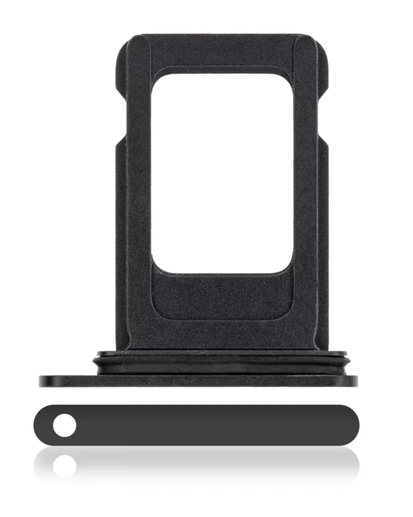 Sim Card Tray For iPhone 12 (Service Pack) (Black)