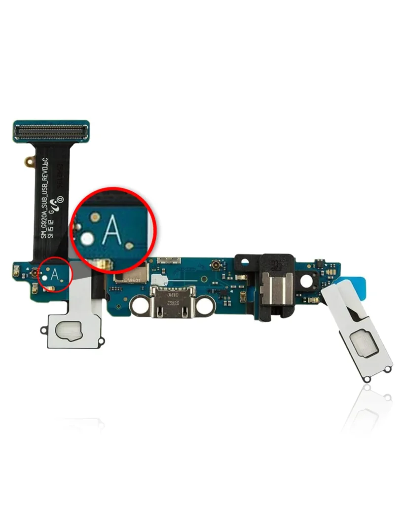 Charging Port Flex Cable For Samsung Galaxy S6 (G920A / G920W8) (AT&T / Bell Canada)