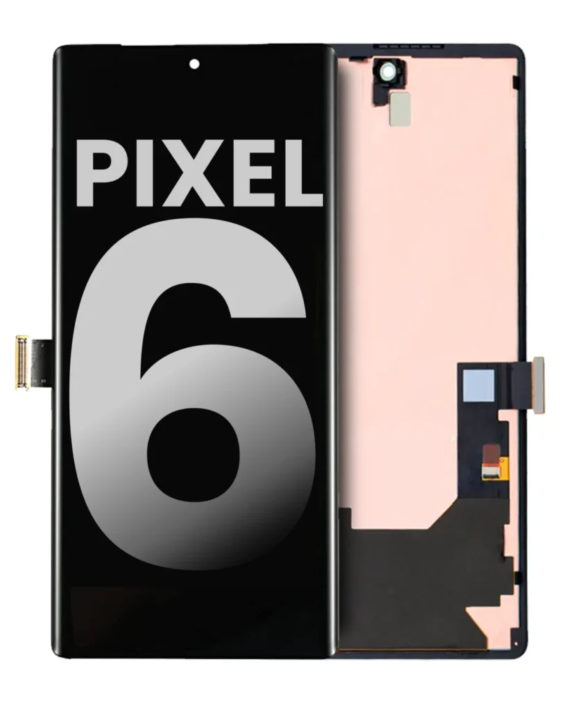 OLED Assembly With Frame For Google Pixel 6 (Used OEM Pull: Grade B/C) (All Colors)