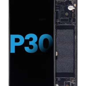 LCD Assembly With Frame For Huawei P30 (Aftermarket: Incell) (Black)