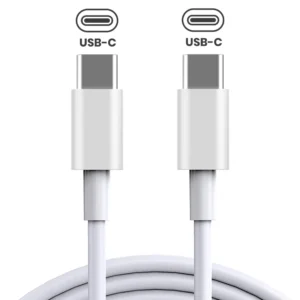 Apple 30W / 61W USB-C to USB-C Cable For MacBook / iMac / Mac (2m, 6ft) (OEM Grade A, Bulk Packaging)