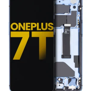 OLED Assembly With Frame For OnePlus 7T (Refurbished) (Glacier Blue)