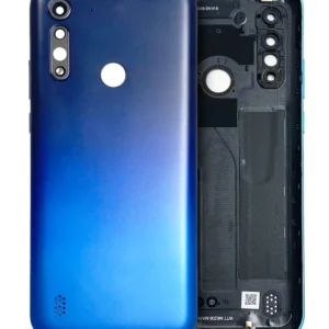 Back cover Glass For Motorola Moto G8 Power Lite (XT2055 / 2020) (Royal Blue)